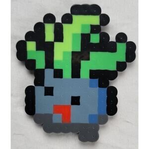 Oddish Menu Icon Pokemon Perler Bead Pixel Art